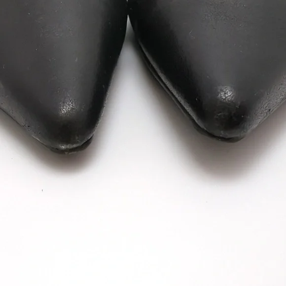 Steve Madden Black Kitten Heel Shoes, sz 7.5 Women's - Picture 9 of 9